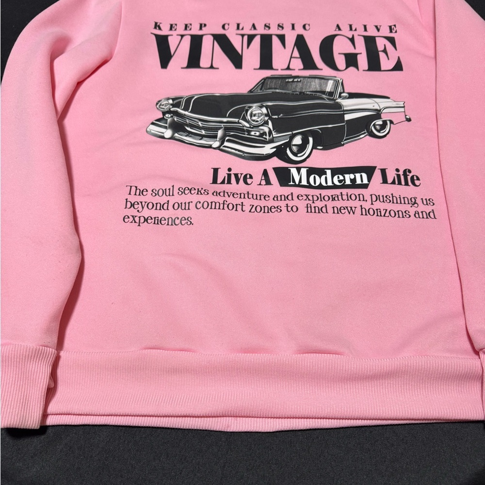 NFINITY Pink Crewneck Sweatshirt